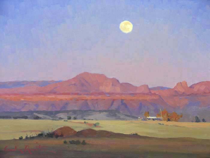 Desert moon Utah