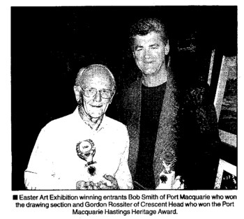 Gordon with fellow award winner, Bob Smith